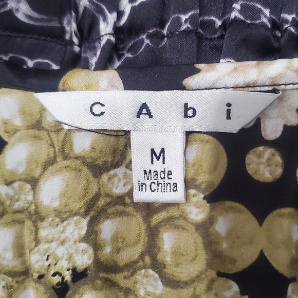 CAbi pearls and chains 100% silk medium scoopneck camisole tank top - Picture 8 of 10